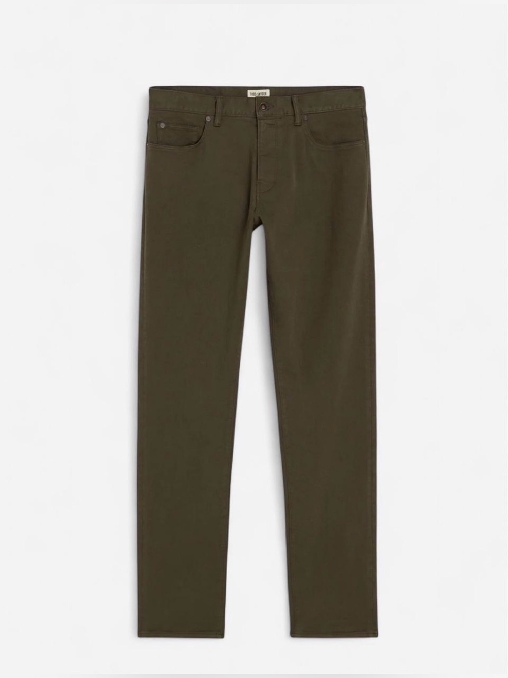 NWT Todd Snyder slim fit stretch garment dyed 5 pocket twill chinos Size 38x32